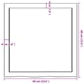 Miniatyrbild 11 av 11: vidaXL Hyllplan 60x60x(2-6) cm obehandlad massiv ek