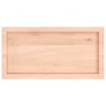Miniatyrbild 6 av 11: vidaXL Hyllplan 80x40x(2-4) cm obehandlad massiv ek
