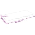 Miniatyrbild 10 av 11: vidaXL Hyllplan 80x40x(2-4) cm obehandlad massiv ek