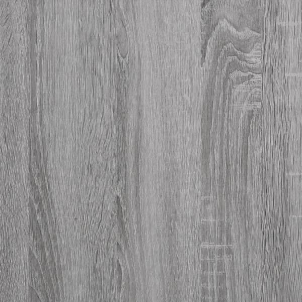 vidaXL væghylde 102x30x29 cm konstrueret træ grå sonoma-eg