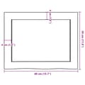 Miniatyrbild 11 av 11: vidaXL Vägghylla ljusbrun 40x30x(2-6) cm behandlad massiv ek