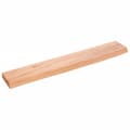 Miniatyrbilde 2 av 7: vidaXL Vegghylle lysebrun 60x10x2 cm behandlet heltre eik
