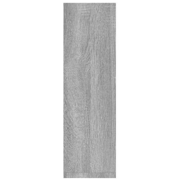 vidaXL Vegghyller 2 stk grå sonoma 50x15x50 cm konstruert tre