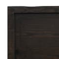 Miniatyrbild 9 av 11: vidaXL Vägghylla mörkbrun 80x40x(2-4) cm behandlad massiv ek