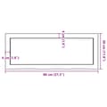 Miniatyrbild 11 av 11: vidaXL Vägghylla mörkbrun 80x30x(2-6) cm behandlad massiv ek