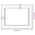 Miniatyrbild 11 av 11: vidaXL Vägghylla mörkbrun 40x30x(2-4) cm behandlad massiv ek