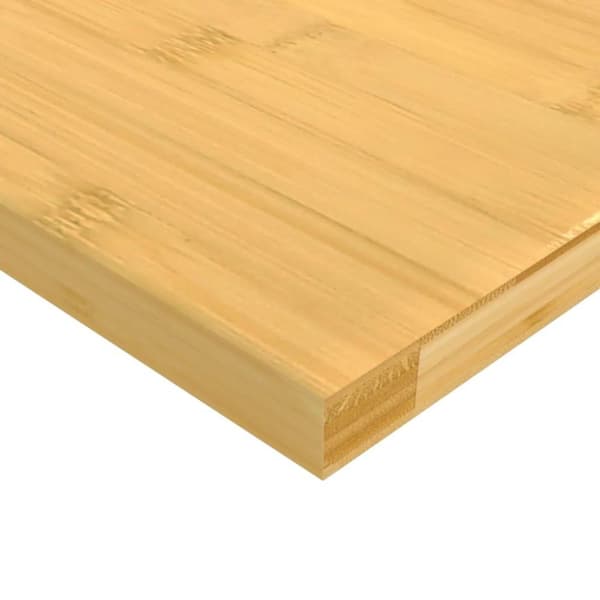 vidaXL Vegghylle 80x20x1,5 cm bambus