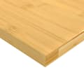 Miniatyrbilde 3 av 4: vidaXL Vegghylle 80x20x1,5 cm bambus