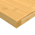 Miniatyrbilde 3 av 4: vidaXL Vegghylle 100x20x2,5 cm bambus