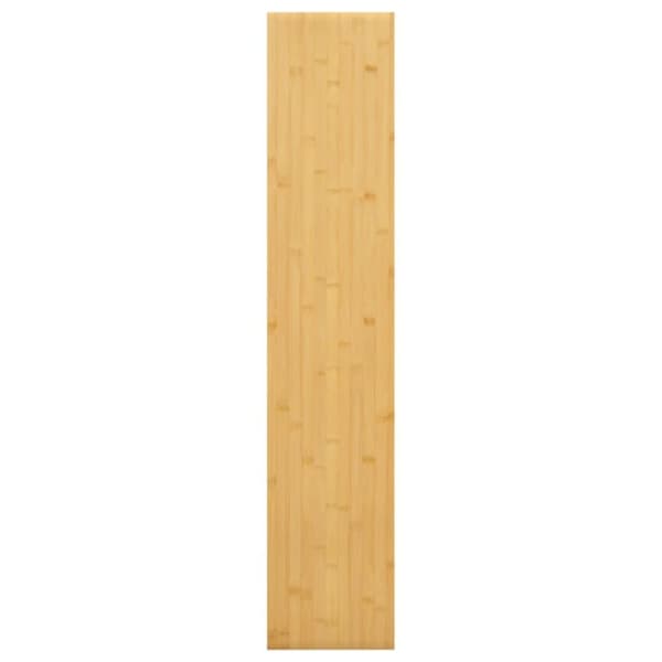 vidaXL Vegghylle 100x20x2,5 cm bambus
