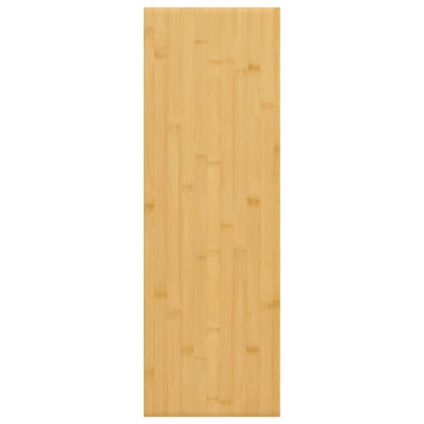 vidaXL Vägghylla 60x20x2,5 cm bambu