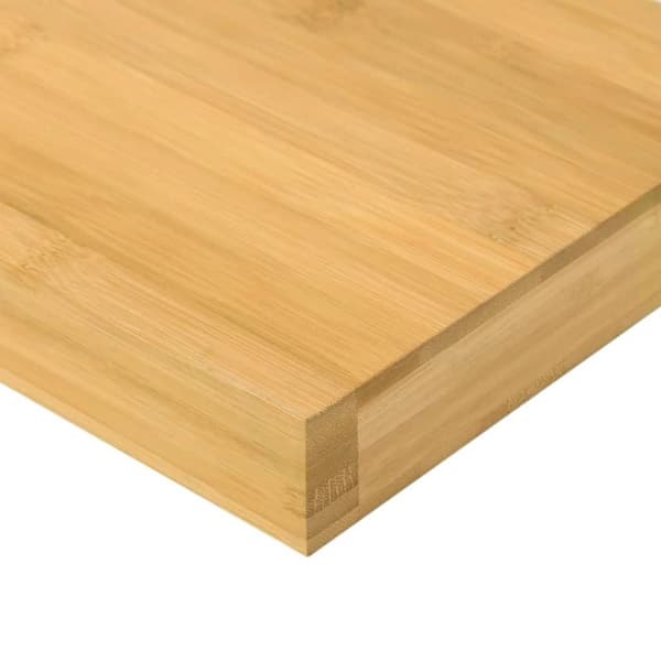 vidaXL Vegghylle 80x20x4 cm bambus