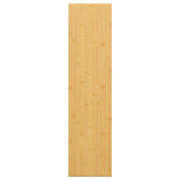 vidaXL Vegghylle 80x20x4 cm bambus