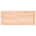Miniatyrbild 3 av 9: vidaXL Hyllplan 120x50x(2-4) cm obehandlad massiv ek