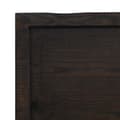 Miniatyrbillede 5 af 9: vidaXL væghylde 120x30x(2-6) cm behandlet massivt egetræ mørkebrun