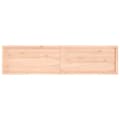 Pikkukuva 3 / 9: vidaXL Seinähylly 200x50x(2-6) cm käsittelemätön täysi tammi