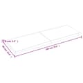 Miniatyrbild 8 av 9: vidaXL Hyllplan 180x60x(2-6) cm obehandlad massiv ek