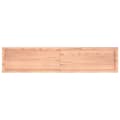 Miniatyrbillede 3 af 9: vidaXL væghylde 180x40x(2-6) cm behandlet massivt egetræ lysebrun