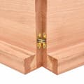 Miniatyrbillede 6 af 9: vidaXL væghylde 180x40x(2-6) cm behandlet massivt egetræ lysebrun