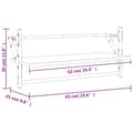 Pikkukuva 9 / 9: vidaXL Seinähyllyt tangoilla 2 kpl musta 65x25x30 cm