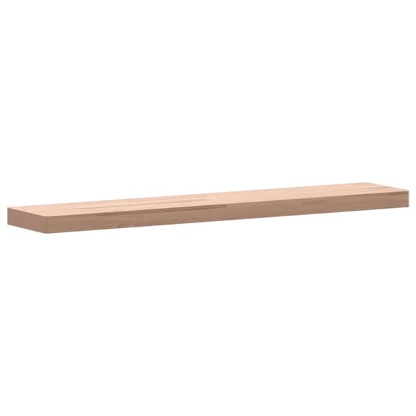 vidaXL væghylde 100x20x4 cm massivt bøgetræ