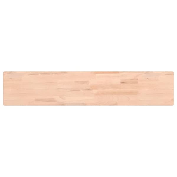 vidaXL væghylde 100x20x4 cm massivt bøgetræ