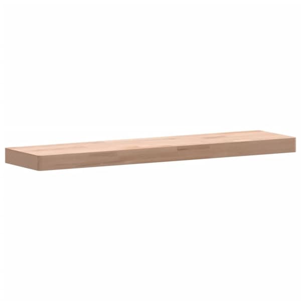 vidaXL væghylde 80x20x4 cm massivt bøgetræ