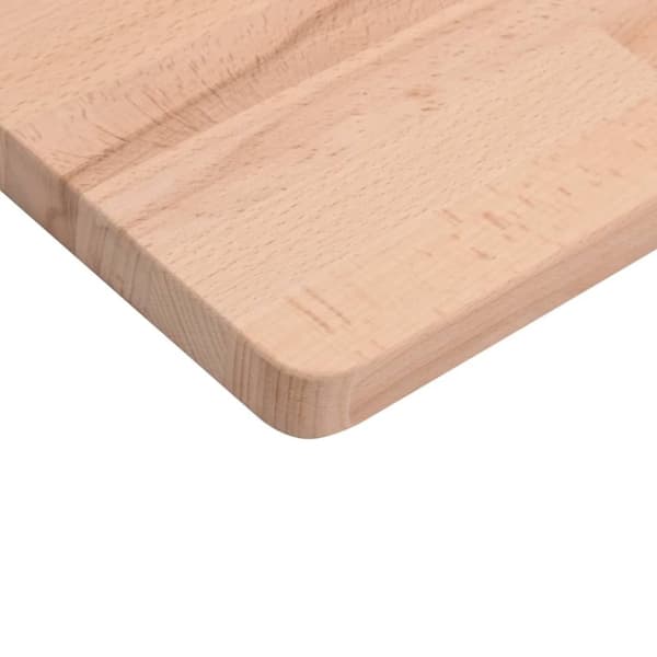 vidaXL væghylde 80x20x4 cm massivt bøgetræ