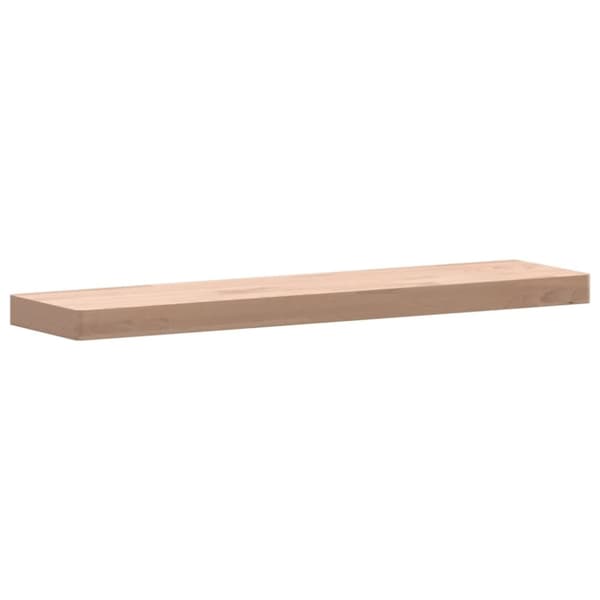 vidaXL væghylde 80x20x4 cm massivt bøgetræ