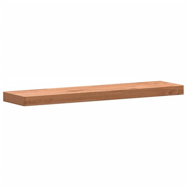 vidaXL væghylde 80x20x4 cm massivt bøgetræ