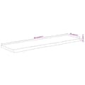 Miniatyrbilde 7 av 8: vidaXL Vegghylle 60x20x2,5 cm rektangulær heltre akasie naturlig kant
