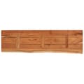 Miniatyrbilde 4 av 8: vidaXL Vegghylle 90x30x3,8 cm rektangulær heltre akasie naturlig kant