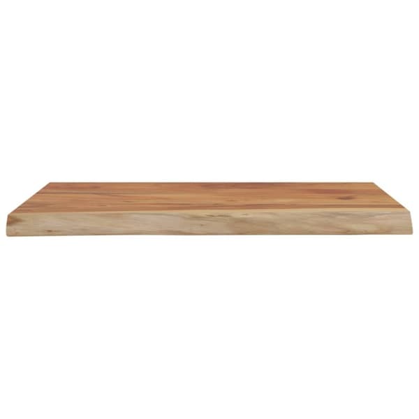 vidaXL væghylde 40x30x2,5 cm rektangulær massivt akacietræ