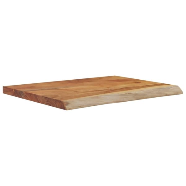 vidaXL væghylde 40x30x2,5 cm rektangulær massivt akacietræ