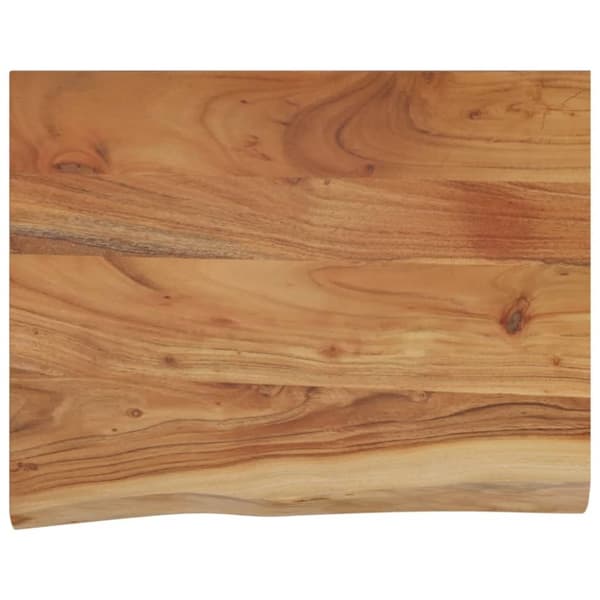 vidaXL Seinähylly 40x30x2,5 cm suorakaide täysi akasiapuu elävä reuna