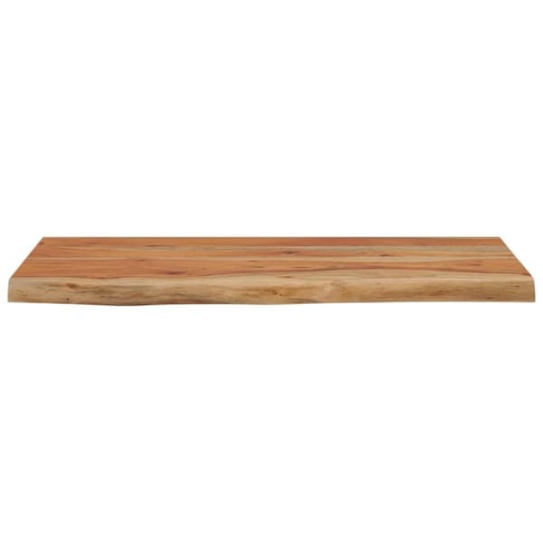 vidaXL Vegghylle 60x30x2,5 cm rektangulær heltre akasie naturlig kant