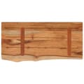 Miniatyrbilde 4 av 8: vidaXL Vegghylle 60x30x2,5 cm rektangulær heltre akasie naturlig kant