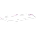 Miniatyrbilde 7 av 8: vidaXL Vegghylle 60x30x2,5 cm rektangulær heltre akasie naturlig kant