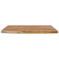 Miniatyrbilde 3 av 8: vidaXL Vegghylle 50x30x2,5 cm rektangulær heltre akasie naturlig kant