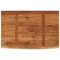 Miniatyrbilde 4 av 8: vidaXL Vegghylle 50x30x2,5 cm rektangulær heltre akasie naturlig kant