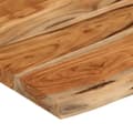 Miniatyrbilde 6 av 8: vidaXL Vegghylle 50x30x2,5 cm rektangulær heltre akasie naturlig kant