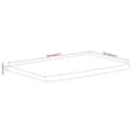 Miniatyrbilde 7 av 8: vidaXL Vegghylle 50x30x2,5 cm rektangulær heltre akasie naturlig kant