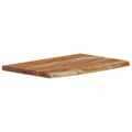 Miniatyrbilde 2 av 8: vidaXL Vegghylle 50x30x2,5 cm rektangulær heltre akasie naturlig kant