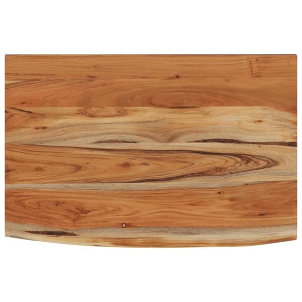 vidaXL Vegghylle 50x30x2,5 cm rektangulær heltre akasie naturlig kant