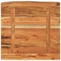 Miniatyrbilde 4 av 8: vidaXL Vegghylle 40x40x3,8 cm firkantet heltre akasie naturlig kant