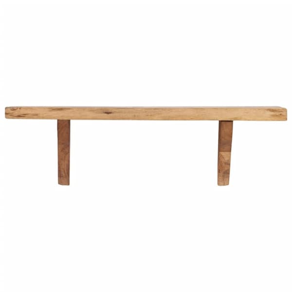 væghylder 2 stk. 60 x 20 x 18 cm massivt akacietræ