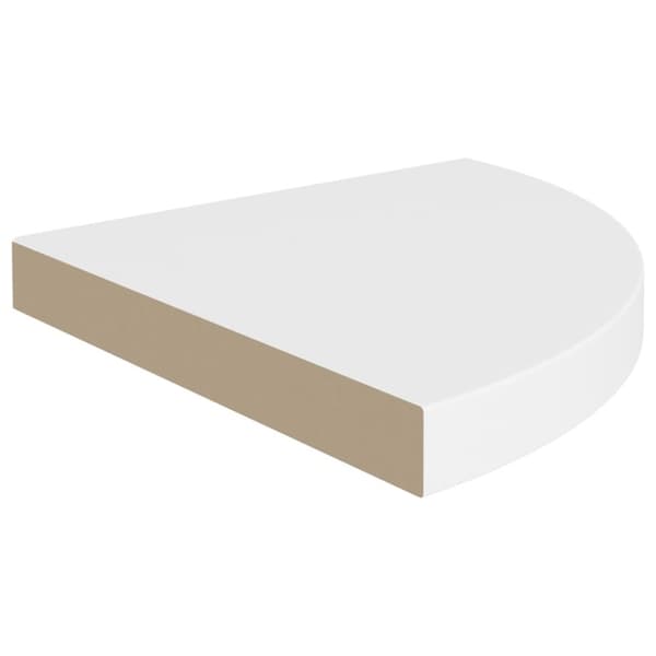 hjørnehylder 4 stk. 35x35x3,8 cm MDF hvid