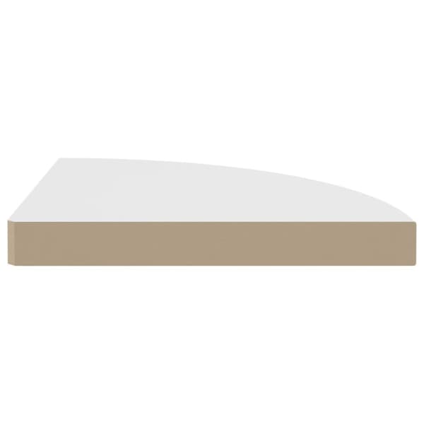 hjørnehylder 4 stk. 35x35x3,8 cm MDF hvid