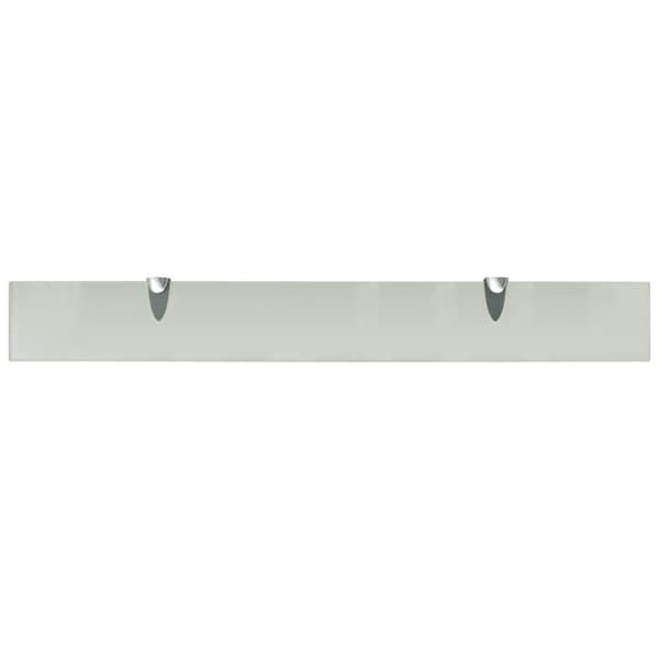 Svävande hylla glas 80x10 cm 8 mm