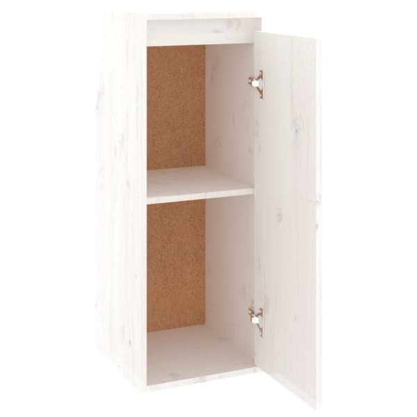 Seinäkaapit 2 kpl valkoinen 30x30x80 cm täysi mänty